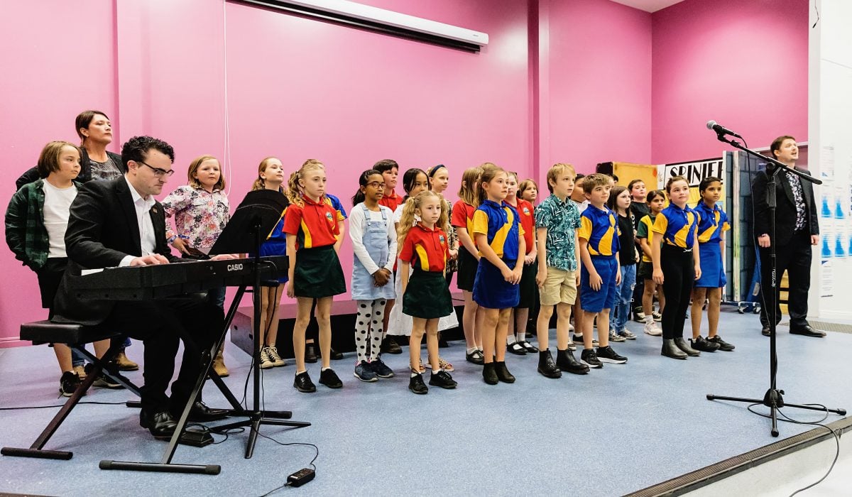 Cloncurry, Mount Isa, Camooweal, and Dajarra sing new community songs with Opera Queensland